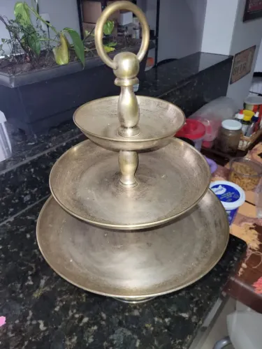 Oportunidade Fruteira de prata antiga