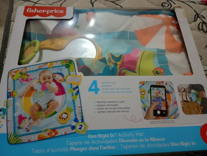 Tapete educativo Fisher price novo