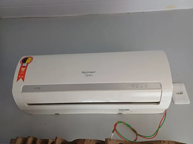 Evaporadora do Ar condicionado splint midea 9000 btus
