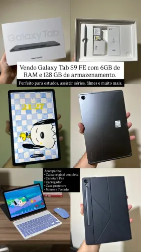 Tab S9 Fe - Tablet Samsung Com Teclado e Mouse
