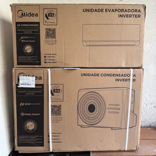 Ar condicionado inverter Midea ecomaster 9 mil btus - Novo Garantia