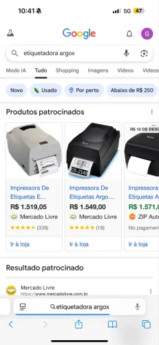 Impressora etiquetadora
