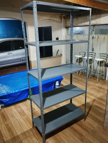 Prateleira de aço com reforço.Temos várias opções.Entrega grátis para ribeirão preto sp...