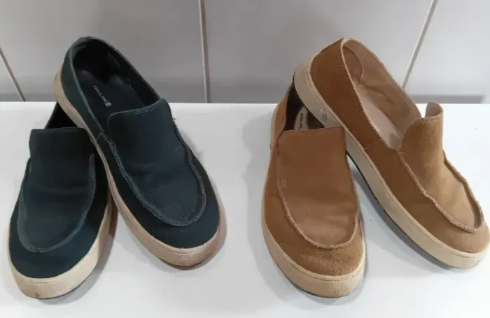 Tênis Osklen - Soho Soft Moc - 02 Pares - Azul / Caramelo - Número 42