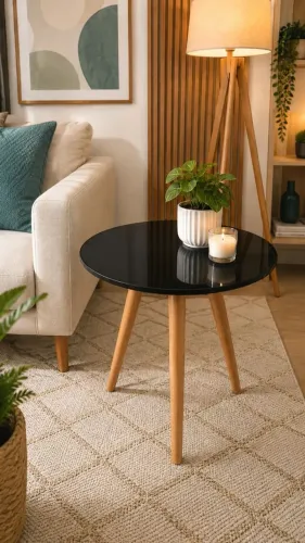 Mesa lateral preta