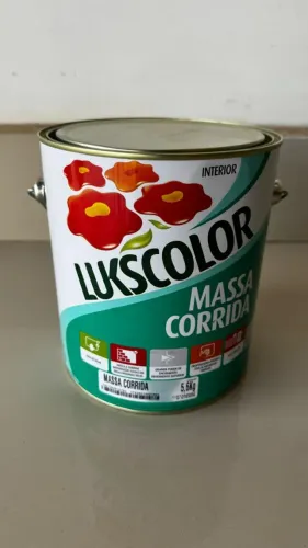Massa Corrida Branca Lukscolor 5,6kg