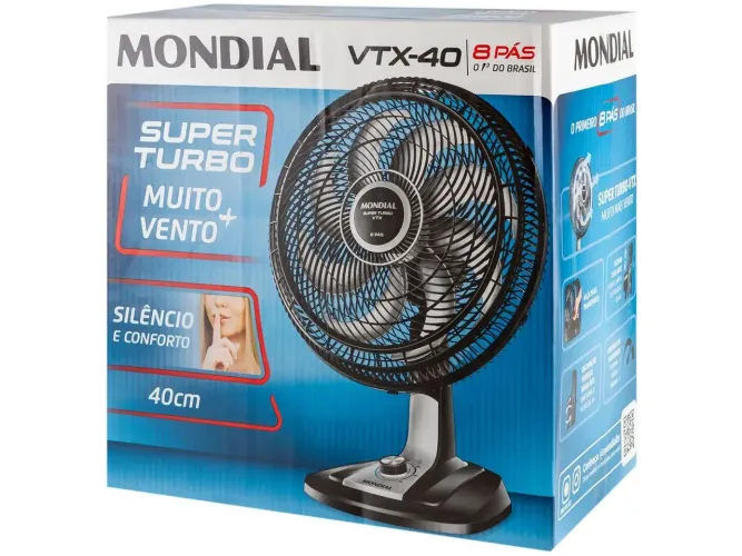 MONDIAL Ventilador 40cm Super Turbo 8 Pás