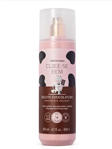 Body splash deleite chocolatudo
