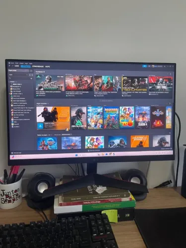 Monitor Gamer LG UltraGear 24" IPS 144Hz 1ms - Perfeito Estado