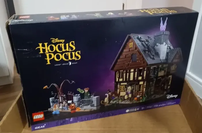 Colecionável Lego set 21341 Disney filme Abracadabra  