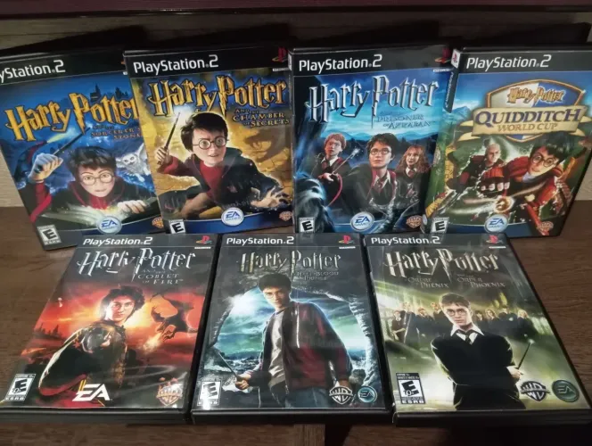 Coleção Harry Potter para Ps2 (REPRÔ) - LEIA
