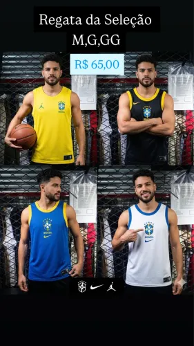Camisa e Regata do Brasil
