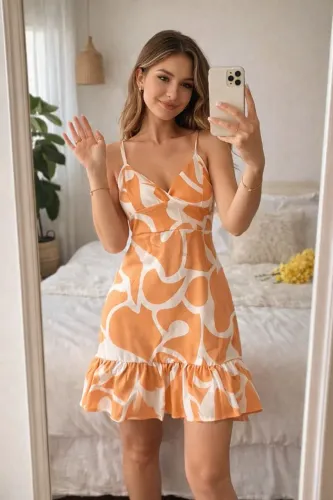 Vestido Soltinho Verão Tecido Duna