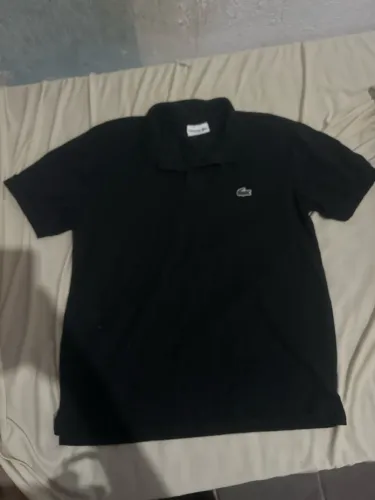 CAMISA POLO PRETA LACOSTE!