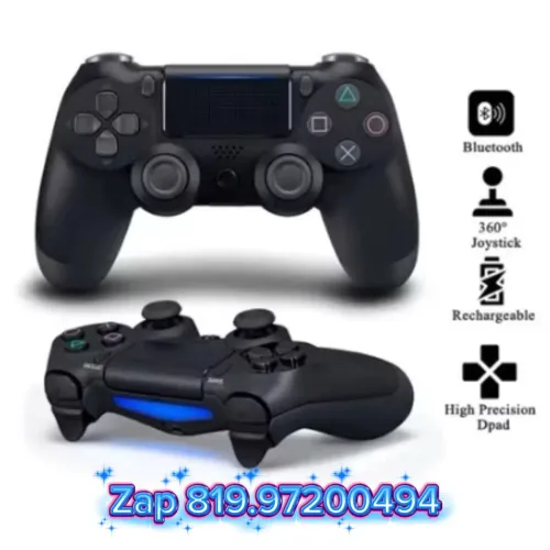 Controle joystick sem fio Playstation Dualshock PS4