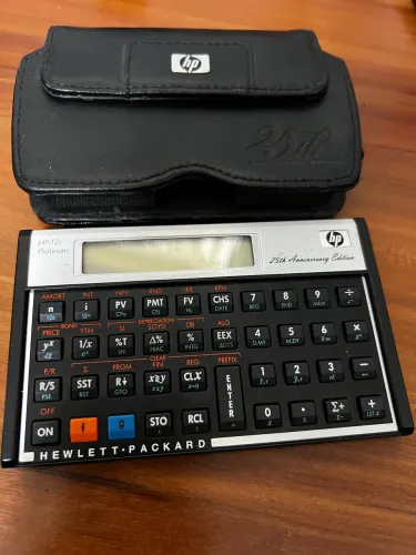 Calculadora HP 12C Platinun 25th Aniversary