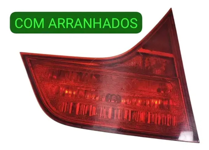 Lanterna Esquerda Tampa Traseira Honda Civic 2007 Esquerdo/motorista Vermelha