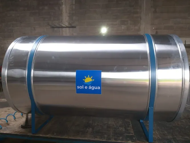 KIT AQUECEDOR SOLAR 200L INSTALADO