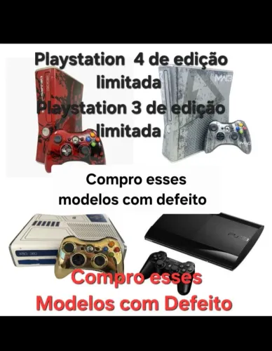 Playstation e xbox edição limitada
