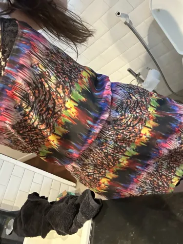 Vestido seda e renda da loja Myplace