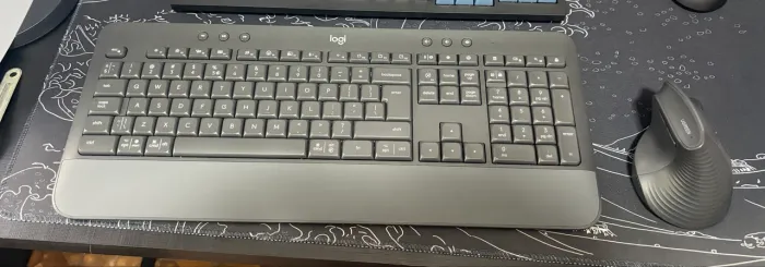 Kit mouse e teclado ergonômico, logitech k650 e ugreen m571