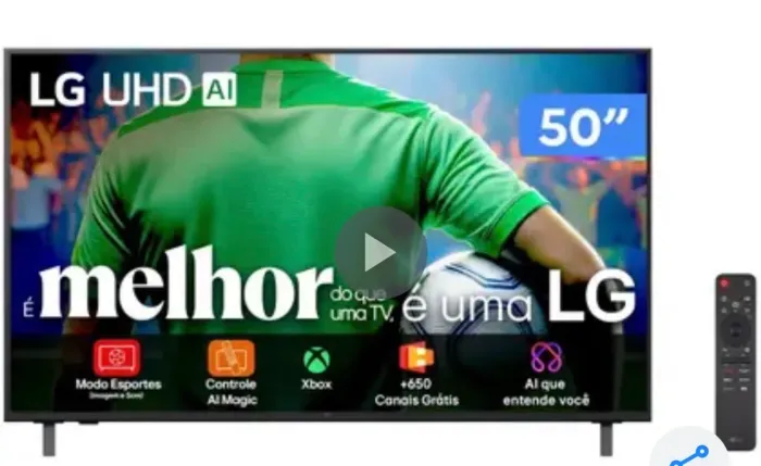 Smart tb 50 polegadas (nova/ na caixa)