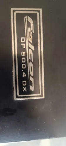 módulo amplificador automotivo Falcon DF 500.4 DX.