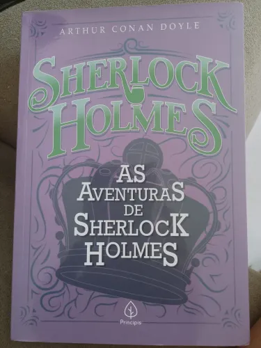 LIVRO "SHERLOCK HOLMES- AS AVENTURAS DE SHERLOCK HOLMES) - 208 FLS -ARTHUR CONAN DOYLE -