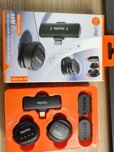 Microfone de lapela sem fio