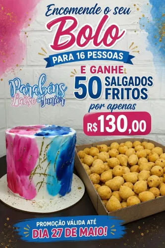 Bolos e salgados 