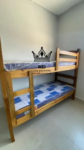 Cama beliche com 2 colchão 889.90 ou 3x297.90 entregue