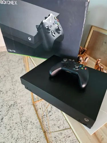 Xbox one x 1 tera passo cartão leia