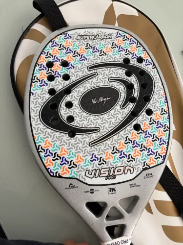 Raquete Beach Tennis Vision Supercarbon Pro Carbono 3 k