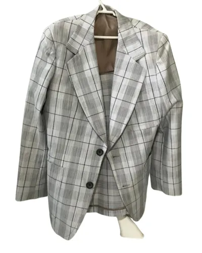 Blazer Vila Romana Listrado Vintage - Tam. 44