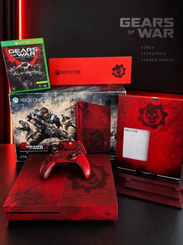 XBOX ONE S - GEARS OF WAR ( IMPECÁVEL )