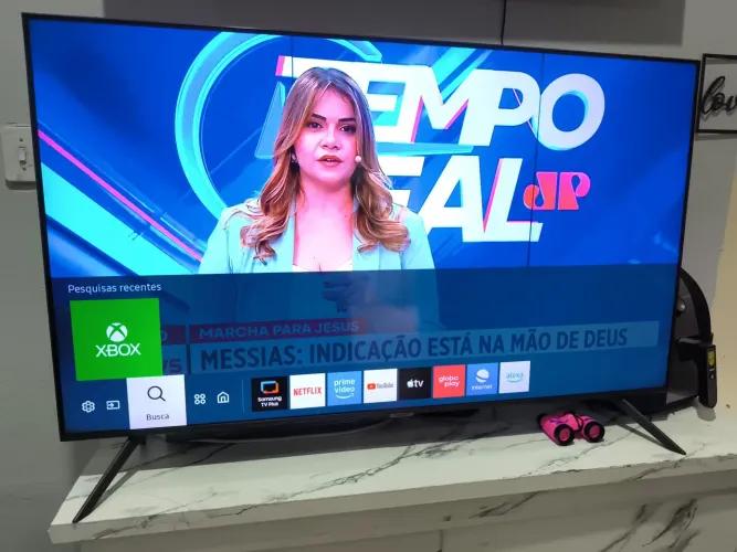 SMART TV 50! SAMSUNG CRISTAL 4K COM ,, XBOX