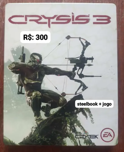 Crysis 3 Steelbook + Jogo = R$: 300
