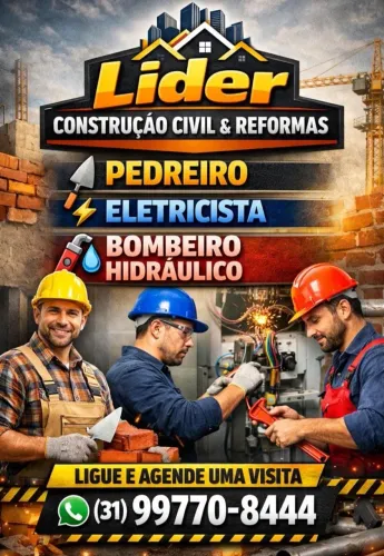 Título do anúncio: ? CONSTRUÇÃO E REFORMA | ELÉTRICA | HIDRÁULICA | ORÇAMENTO