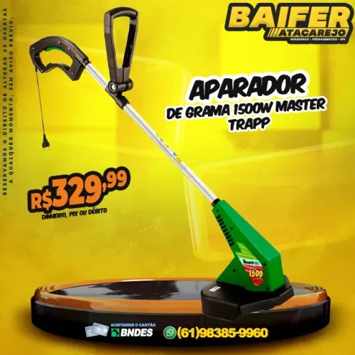 Aparador de Grama 1500w Master Trapp