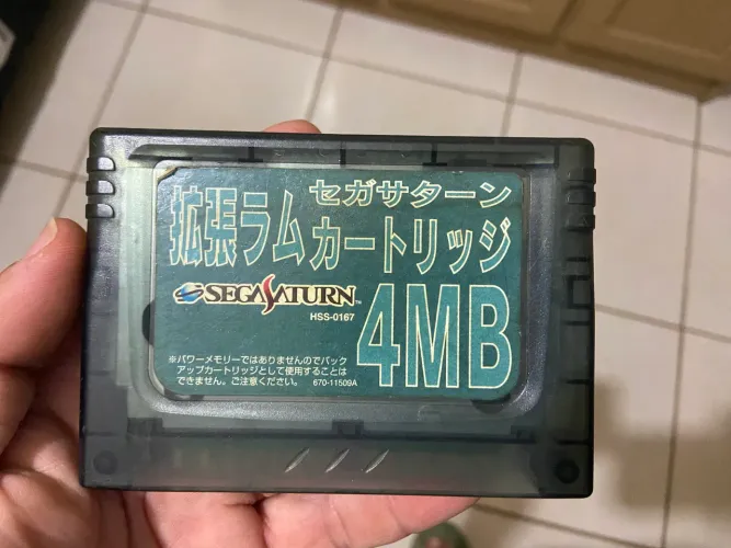 Memória 4M Capcom Sega Saturno