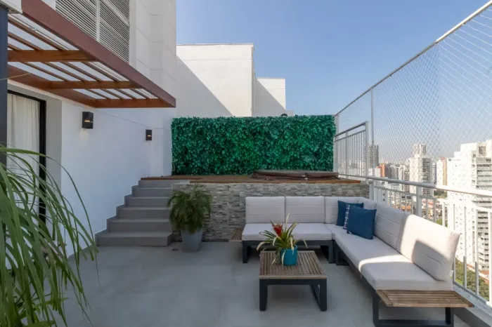 Brooklin, São Paulo-SP: Cobertura de 2 quartos e 3 vagas, 160m² de puro luxo!