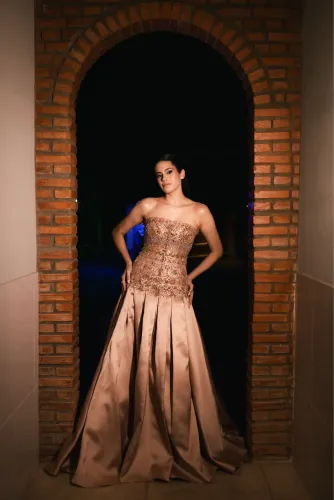 VENDO VESTIDO FESTA LONGO ROSA