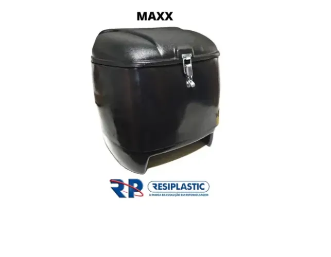 Bau Motoboy Entrega Carga 90 Litros Resiplastic Maxx Preto