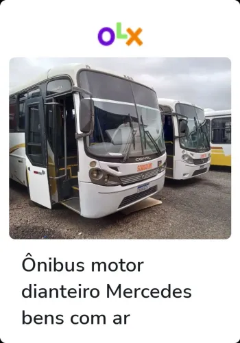 Ônibus motor dianteiro2013 mercedes com ar