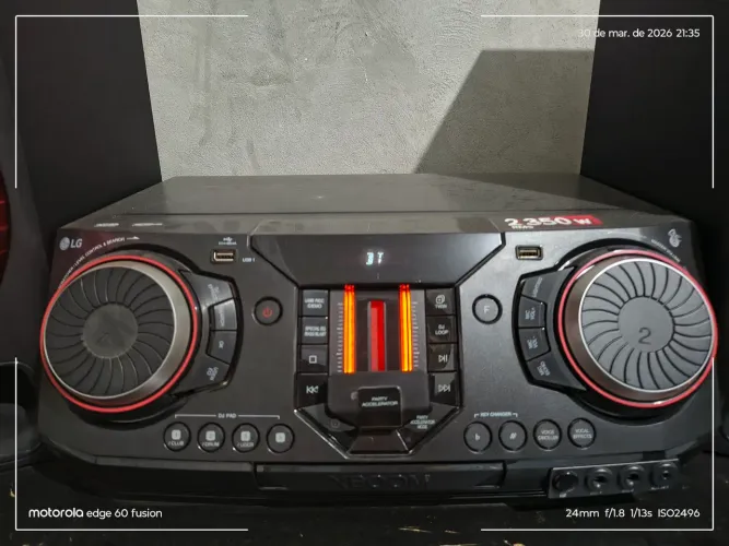 Mini System LG Bluetooth 2350W USB XBOOM CL87 "novo"
