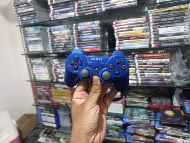 Controle Azul Ps3 Original - Ac cartão (Temos jogos)