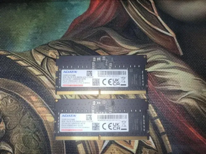 Memória RAM Adata SODIMM DDR5 16GB (2x8) 5600MHz para Notebook