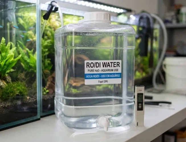 Água de RO pra aquário