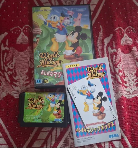 World of Illusion Starring Mickey Mouse and Donald Duck Mega Drive Japones