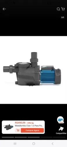 Motor 1/3 piscina